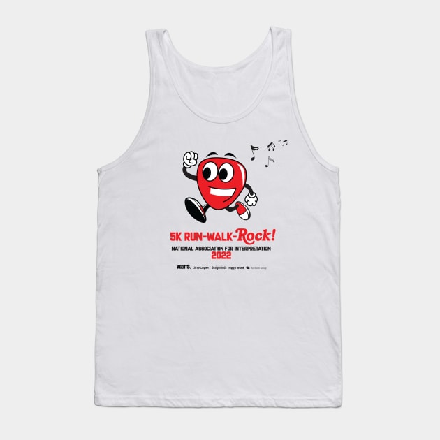 NAI 5K 2022: Guitar Pick Character Tank Top by pcaputo@interpnet.com